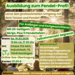 Ausbildung zum Pendel-Profi